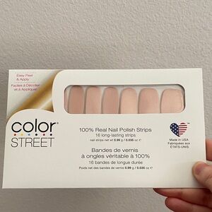 Color Street Soft Blush Nail Polish Strips